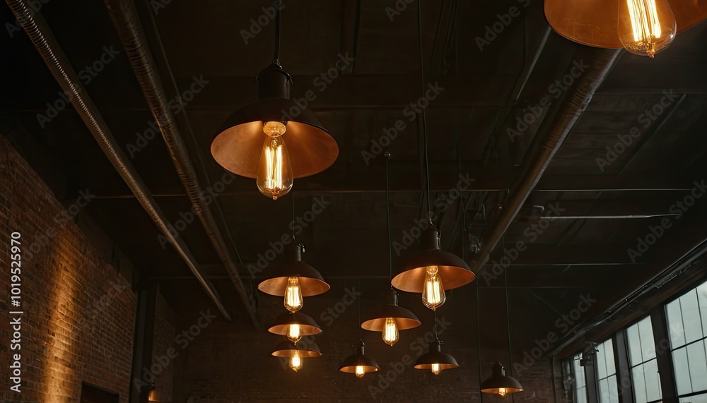 Glowing old fashioned lantern hanging from ornate ceiling in domestic room generated by artificial intelligence 3 Glowing old fashioned lantern hanging from ornate ceiling in domestic room generated by artificial intelligence 3