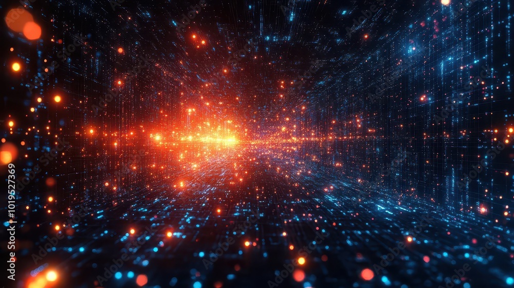 crowd view infused with a network of glowing connections representing the concept of big data and smart cities set against an abstract background that emphasizes innovation crowd view infused with a network of glowing connections representing the concept of big data and smart cities set against an abstract background that emphasizes innovation