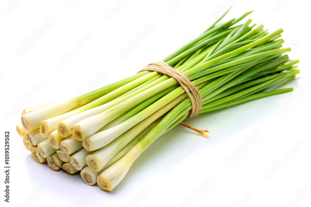 Fresh lemongrass, isolated on white background Fresh lemongrass, isolated on white background