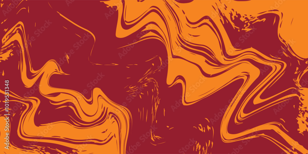 Abstract maroon and orange swirling pattern, creating a vibrant and dynamic texture with fluid, wavy lines Abstract maroon and orange swirling pattern, creating a vibrant and dynamic texture with fluid, wavy lines