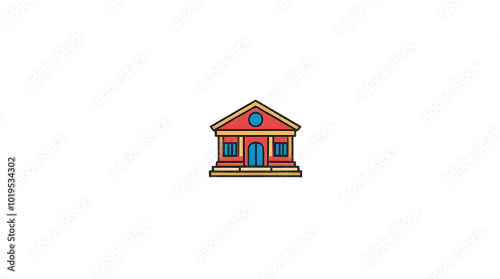 Building icon isolated on white background Building icon isolated on white background