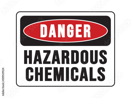 danger hazardous chemical sign vector design illustrator