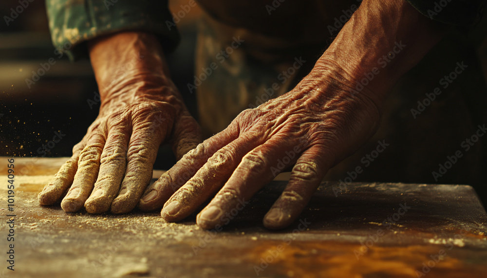Focus on the hands of people performing their jobs, from artisans to office workers, telling a story through their work Focus on the hands of people performing their jobs, from artisans to office workers, telling a story through their work
