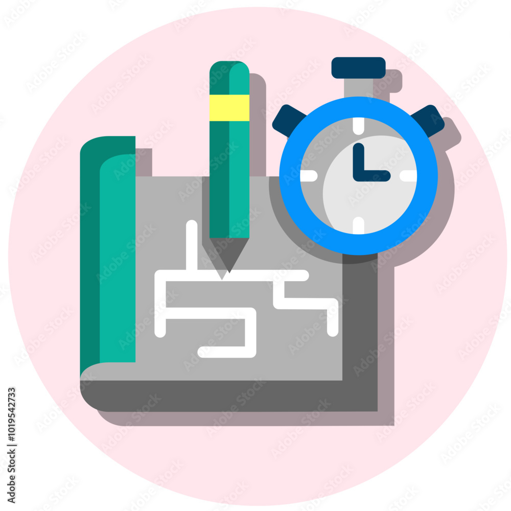 Project Timeline Icon Project Timeline Icon