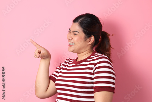 Woman with Braces