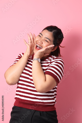 Woman with Braces