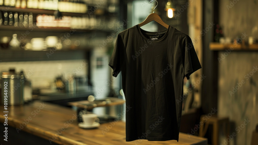 Blank black tshirt, AI Generative Blank black tshirt, AI Generative