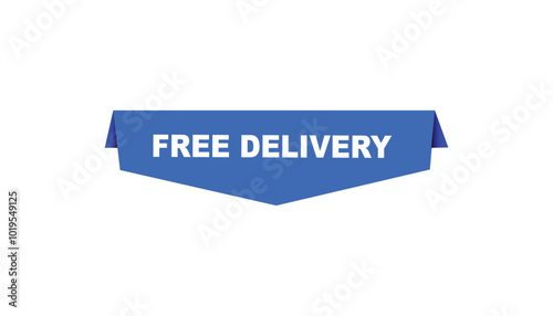 Free delivery web banner templates. Vector Illustration 
