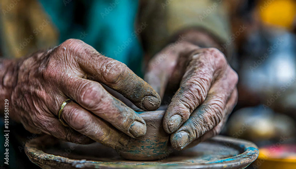Focus on the hands of people performing their jobs, from artisans to office workers, telling a story through their work Focus on the hands of people performing their jobs, from artisans to office workers, telling a story through their work