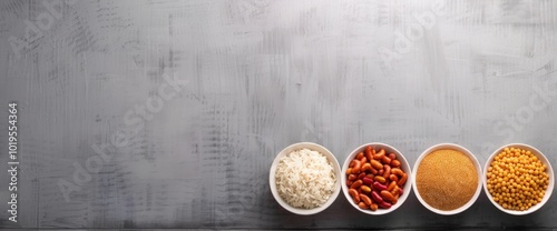 Diverse Array of Grains and Legumes Explore Healthy and Nutritious Ingredients for Your Meals