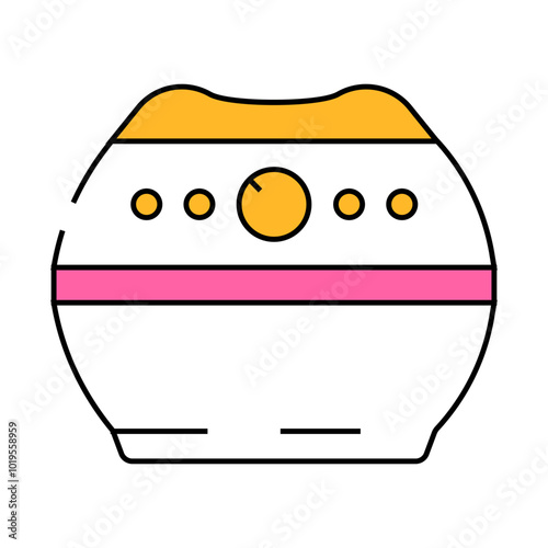 wax warmer hair salon line icon vector. wax warmer hair salon sign. isolated symbol illustration