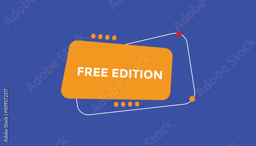 Free edition web banner templates. Vector Illustration 
