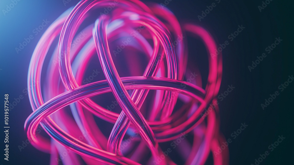 Neon Currents in Abstract Waves