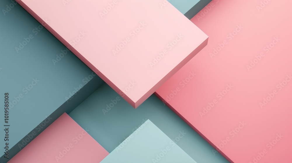 Papercut layer pink and deep blue minimalist background Papercut layer pink and deep blue minimalist background