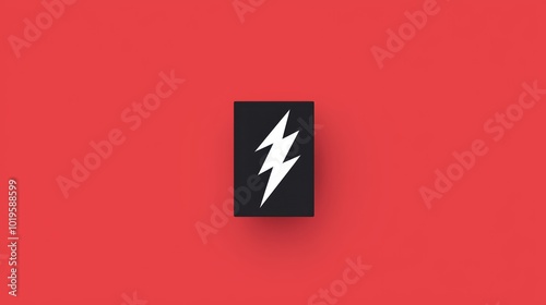 Free Download lightning bolt graphics design. minimal style. - GFXLoad