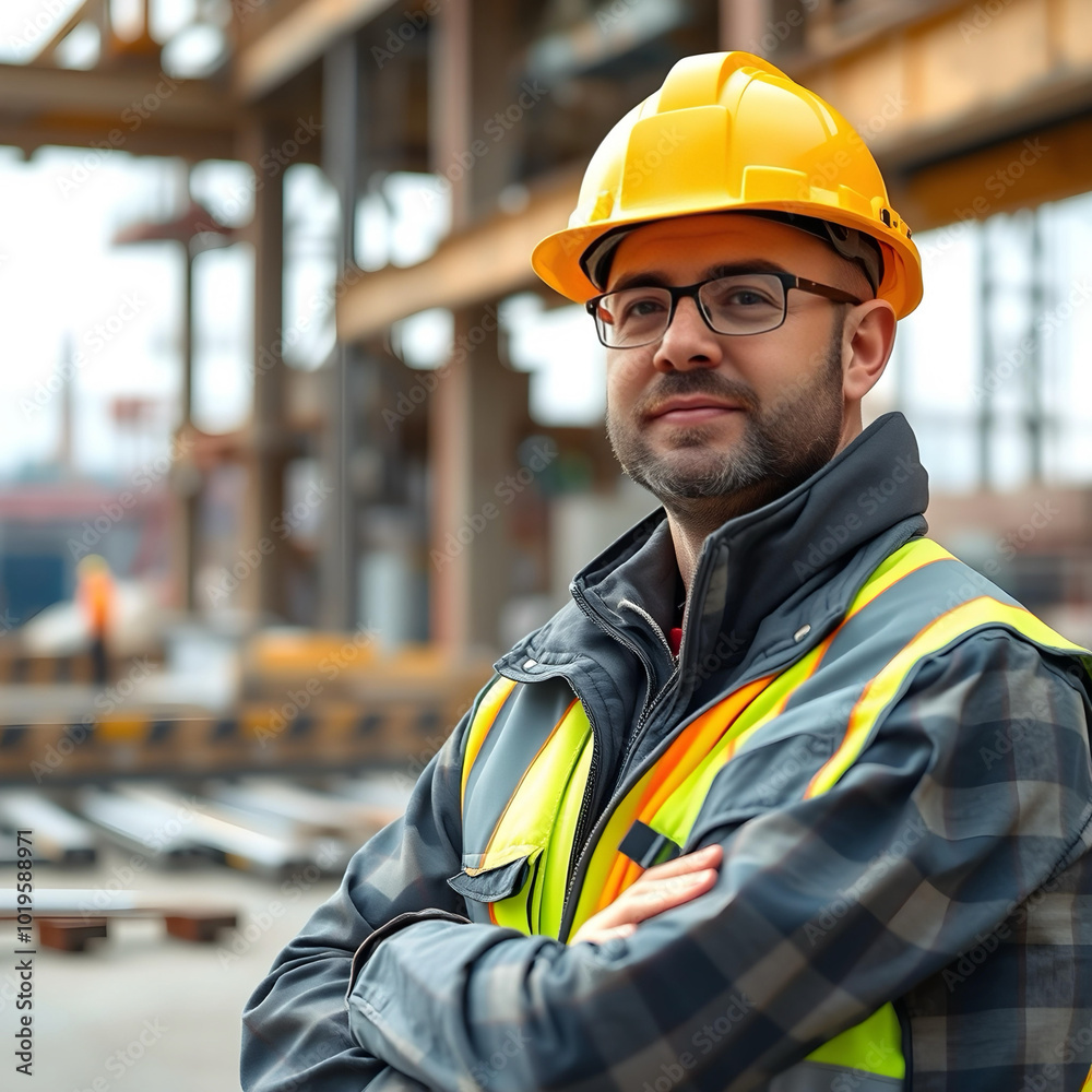 Fototapeta premium portrait of a worker