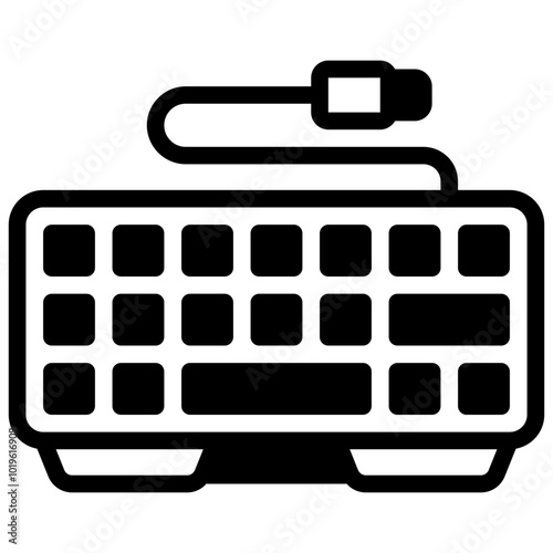 Keyboard Gaming icon illustration 