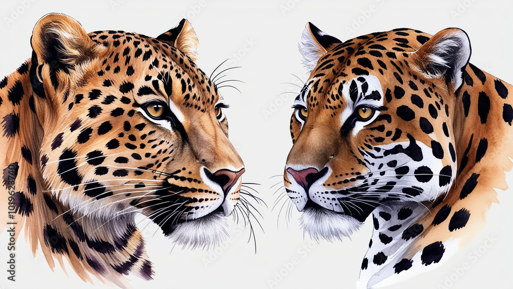 Naklejka premium portrait of a tiger