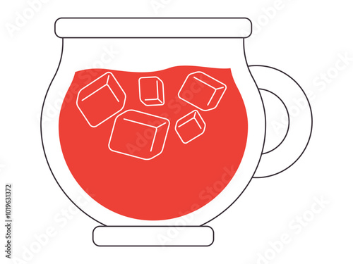 Bir pletok traditional herbal Jakarta Betawi Indonesia herbal natural aromatic drink pandan ginger lemongrass spices herb ingredient design icon set