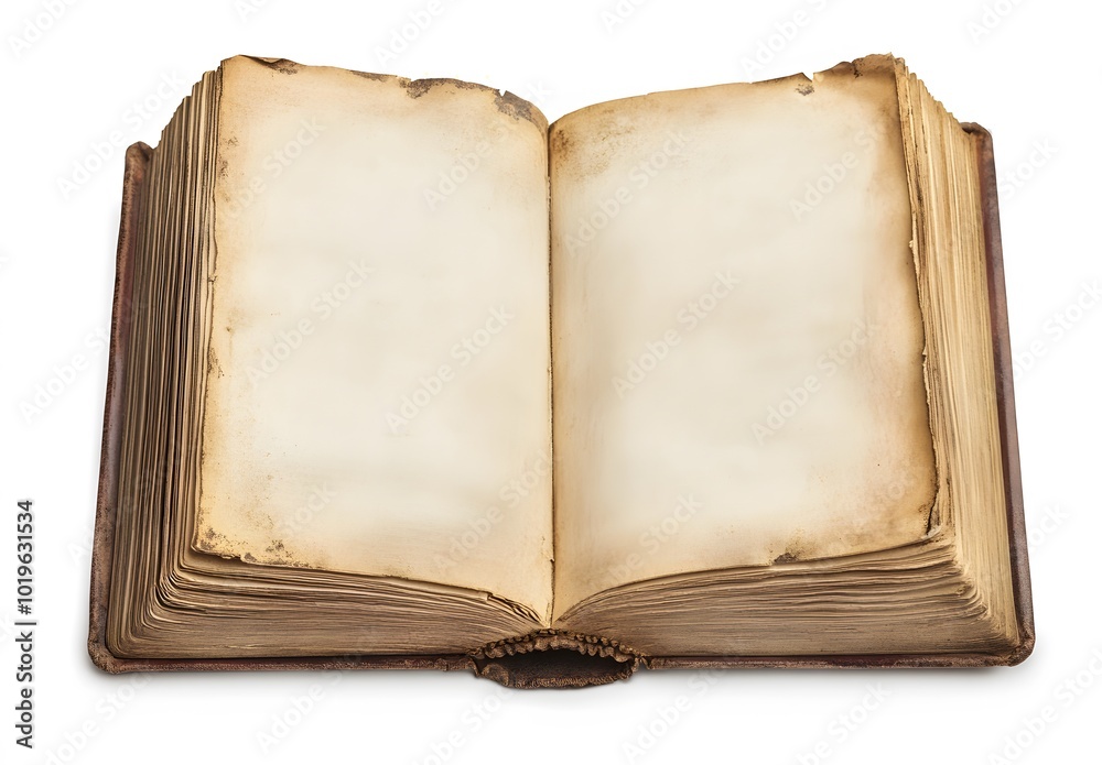old book isolated on white background old book isolated on white background