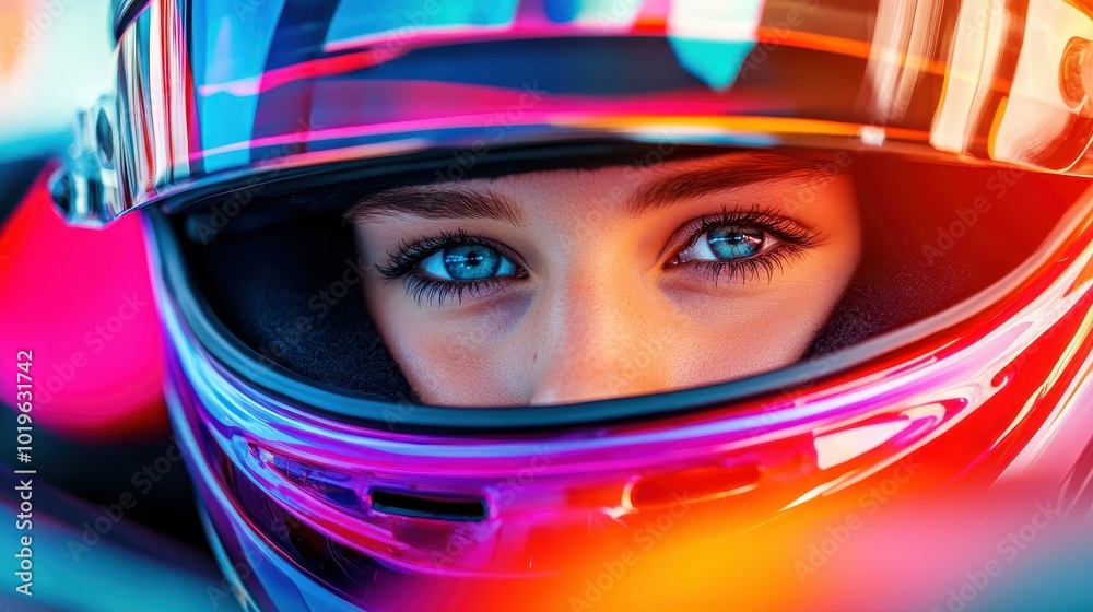A dedicated Formula driver in the cockpit, eyes intense and focused, ready for the thrill of the race ahead. A dedicated Formula driver in the cockpit, eyes intense and focused, ready for the thrill of the race ahead.