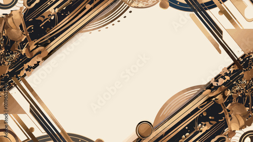 abstract background with geometrical elements and place for your text 