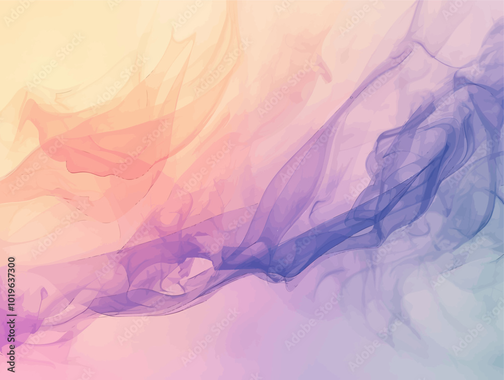 Fototapeta premium Abstract Purple and Orange Smoke Background