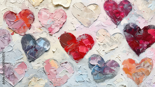 Abstract Heart Painting 
