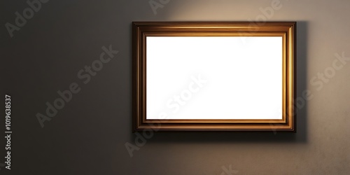 Room home decoration wood poster frame.Subtle Beauty Image Mockup.Empty framing for photo or picture.