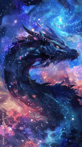 Cosmic Dragon in Galaxy 
