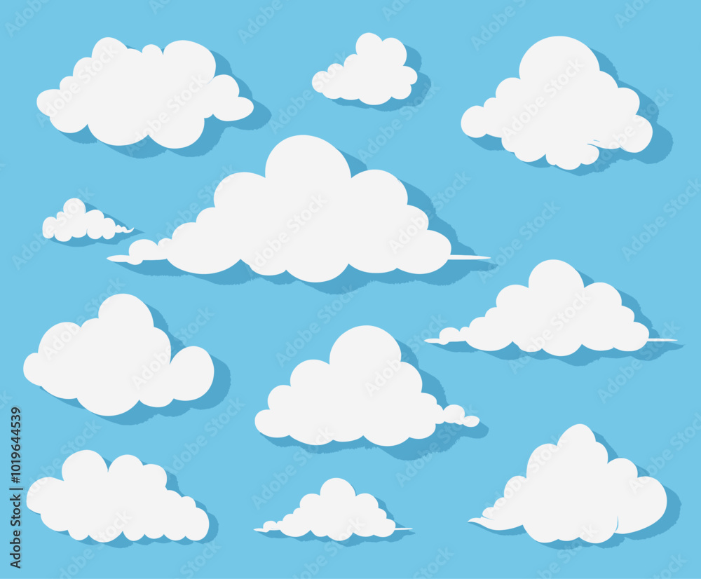 White Clouds on Blue Sky
White Clouds on Blue Sky