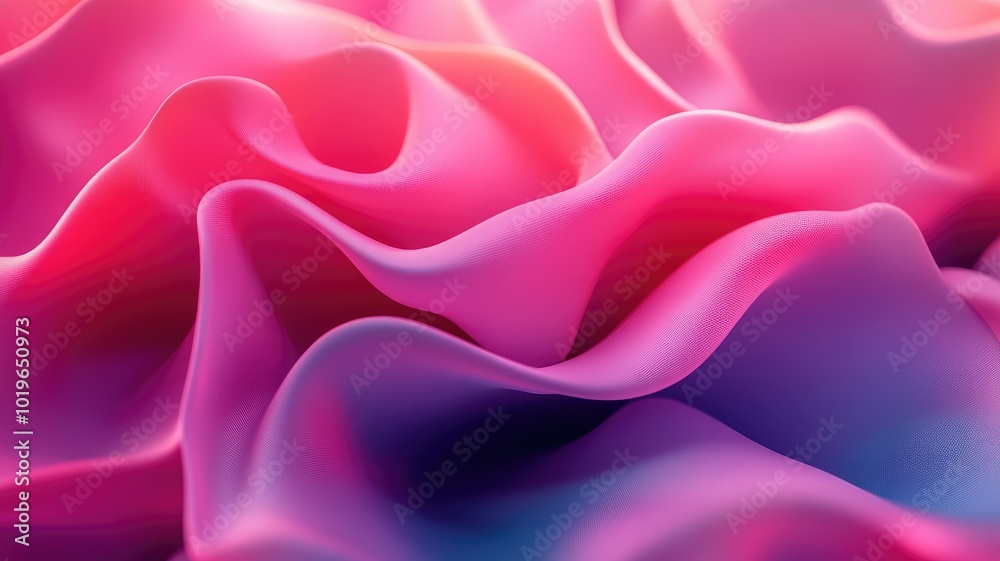 Fototapeta premium Abstract Pink and Purple Wavy Texture