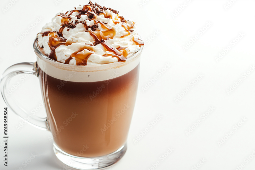 A rich chocolate ice cream dessert topped with whipped cream and chocolate, served in a glass cup A rich chocolate ice cream dessert topped with whipped cream and chocolate, served in a glass cup