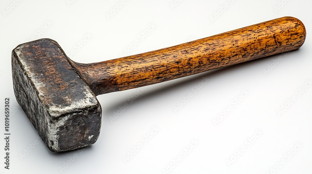 Professional hammer isolated on a clean white background sleek and rugged design Professional hammer isolated on a clean white background sleek and rugged design