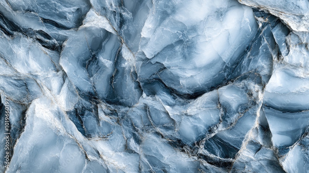 Abstract Blue and White Veined Stone Texture Abstract Blue and White Veined Stone Texture