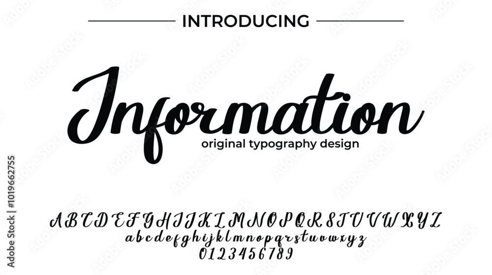 Information Font Stylish brush painted an uppercase vector letters, alphabet, typeface Information Font Stylish brush painted an uppercase vector letters, alphabet, typeface