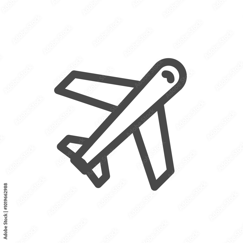 Travel icon outline style in grey color Travel icon outline style in grey color