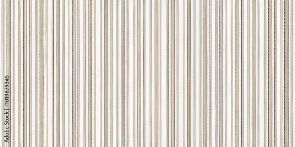 Fototapeta premium Seamless pattern of thin vertical stripes in shades of brown and black on a white background
