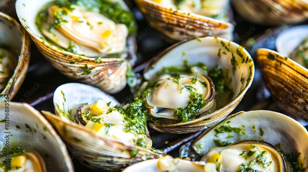 Grilled Clams with Garlic and Parsley Butter Sauce Grilled Clams with Garlic and Parsley Butter Sauce