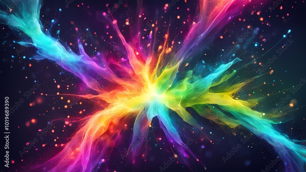 Fototapeta premium background with lights