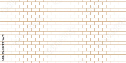 	
Abstract bathroom wall and floor brick wall texture background. white brick vector illustration texture of the wall with masonry Bricks laid in rows background.