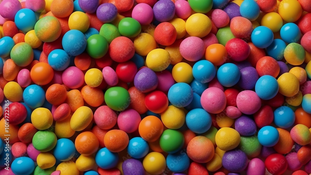 Background of colorful candy-coated chocolates Background of colorful candy-coated chocolates