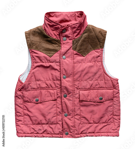 Women's waistcoat or vest isolated on transparent background. PNG File