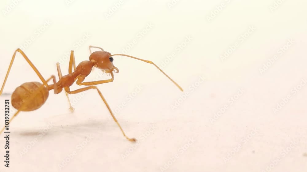 Red ants Isolated On White Red ants Isolated On White