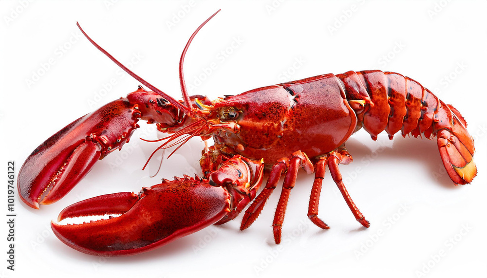 Fresh lobster Isolated on white background illustrated food and seafood clipart Fresh lobster Isolated on white background illustrated food and seafood clipart