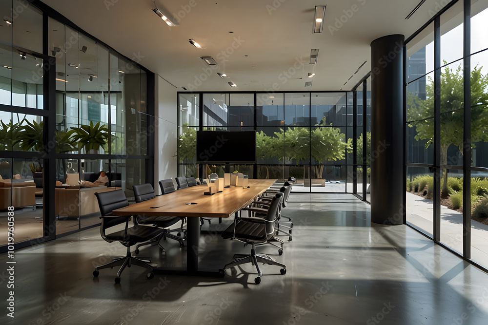 Obraz premium modern office meeting room interior design