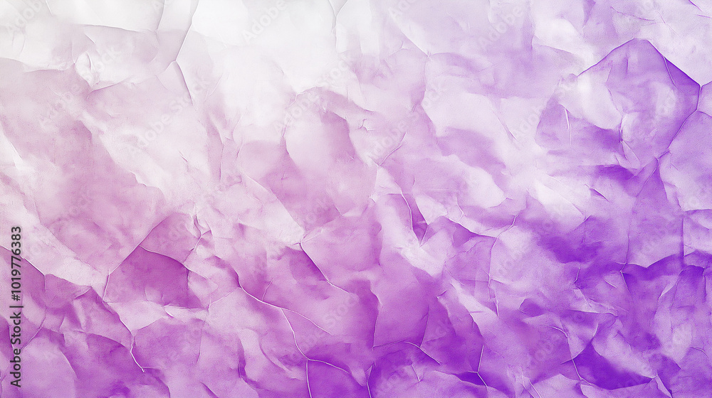 Crumpled paper texture on a purple and white background. AI generation Crumpled paper texture on a purple and white background. AI generation