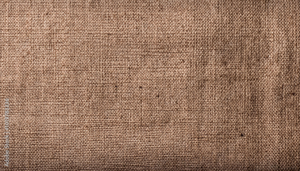 Brown linen canvas fabric texture background Brown linen canvas fabric texture background