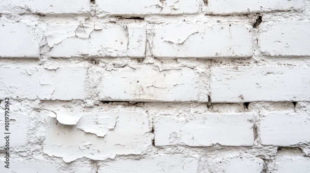 Rough white brick wall close-up, showing texture and aging, perfect for minimalist or industrial backgrounds. Concept of urban construction and simplicity Rough white brick wall close-up, showing texture and aging, perfect for minimalist or industrial backgrounds. Concept of urban construction and simplicity