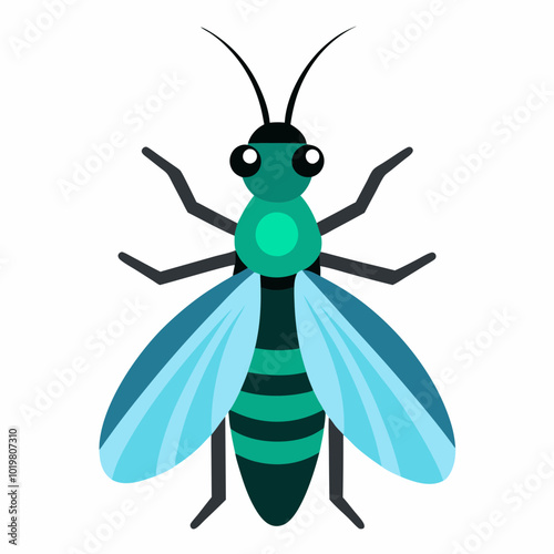 Stonefly creative vector design on a white background